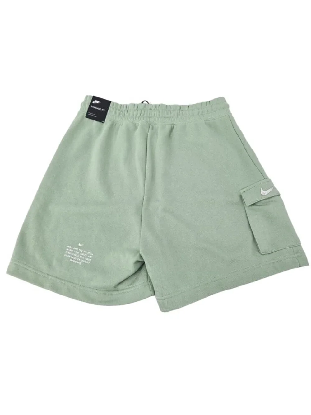 Nike Sportswear Drawstring Chrome Swoosh Shorts Green Women’s Size M NEW Active